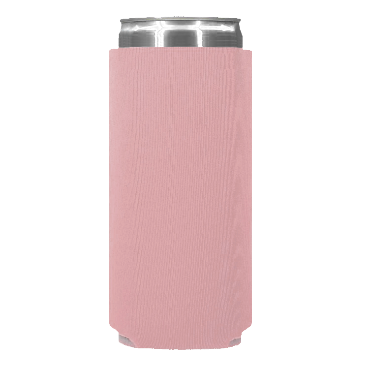 Foam Slim Can - One Color, Single Side Print
