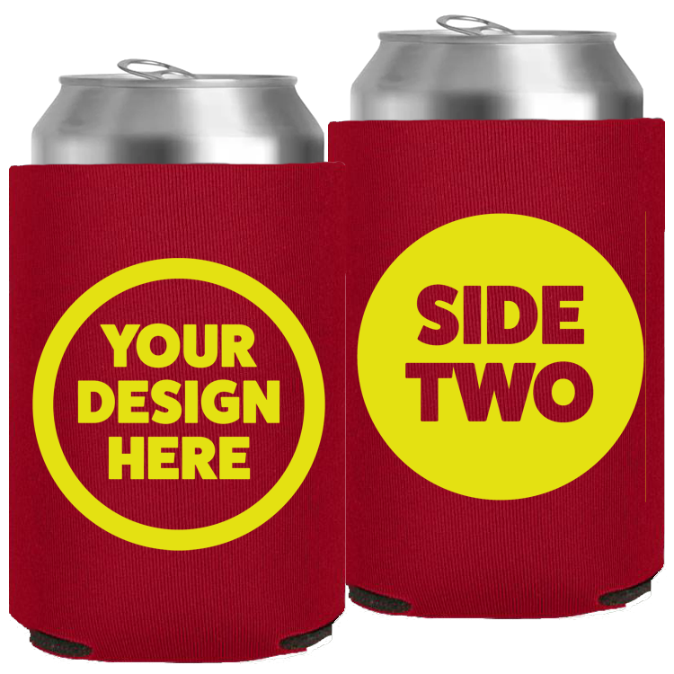 Neoprene Can - One Color, Double Sided Print