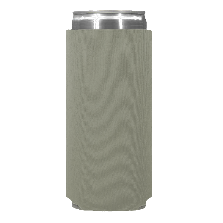 Foam Slim Can - One Color, Single Side Print