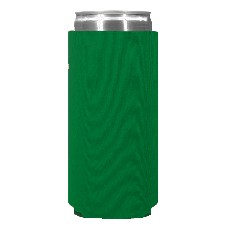Foam Slim Can - One Color, Single Side Print