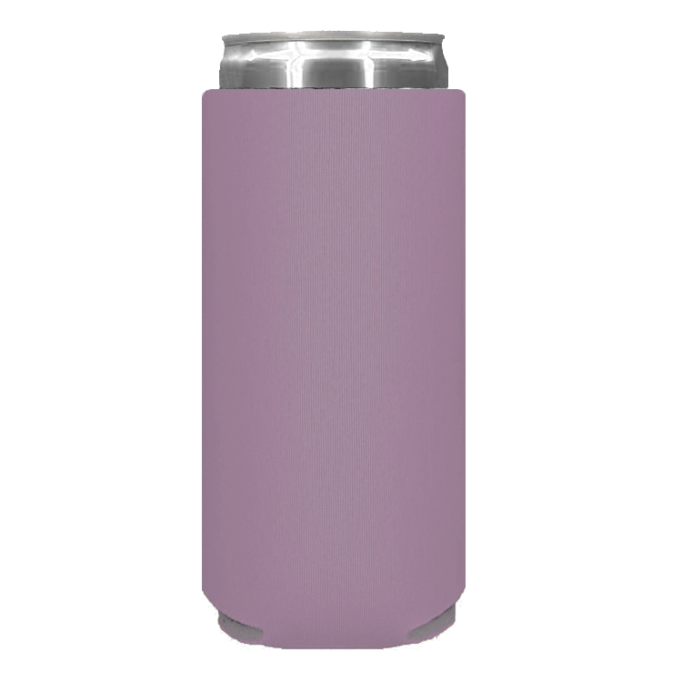 Foam Slim Can - One Color, Single Side Print