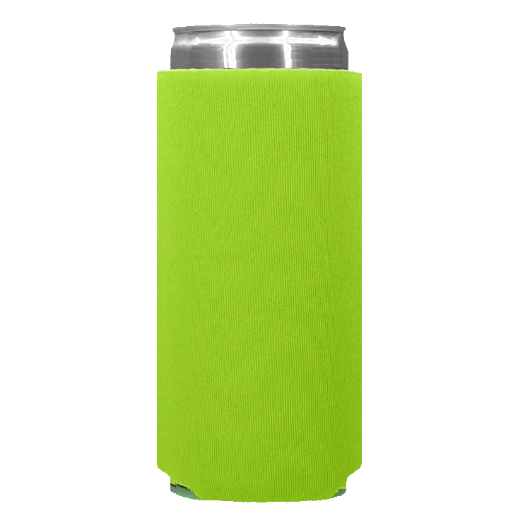 Foam Slim Can - One Color, Single Side Print