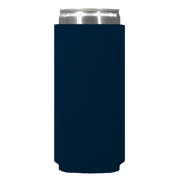 Foam Slim Can - One Color, Single Side Print