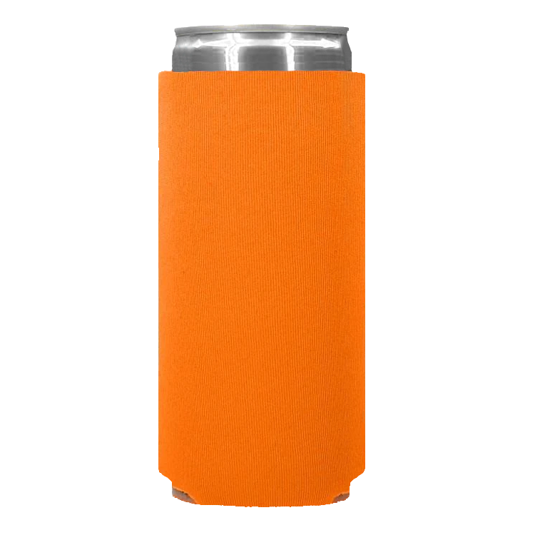Foam Slim Can - One Color, Single Side Print