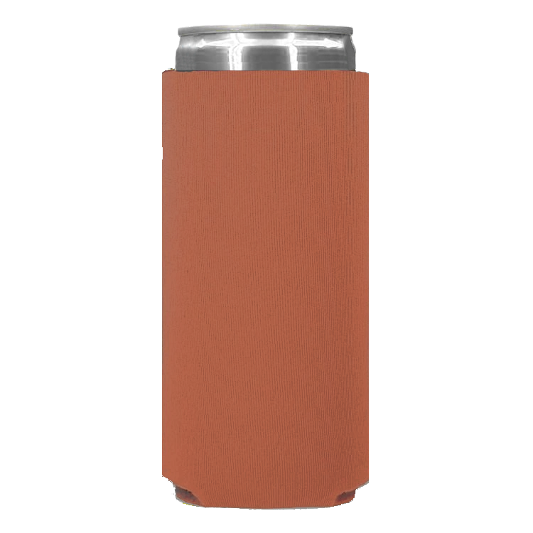 Foam Slim Can - One Color, Single Side Print