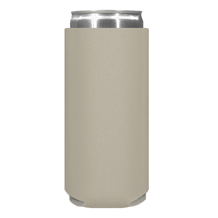 Foam Slim Can - One Color, Single Side Print