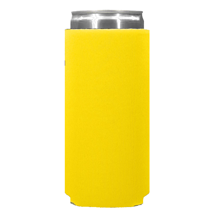 Foam Slim Can - One Color, Single Side Print