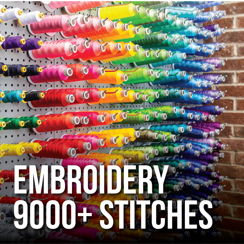 EMBROIDERY - 9000+ Stitches
